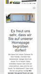 Mobile Screenshot of memminger-torbau.de